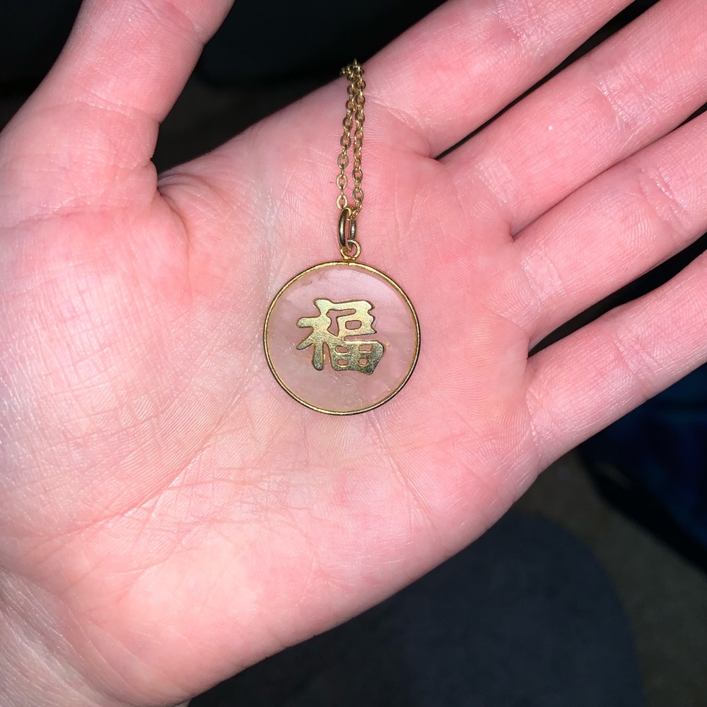 Gold Crystal Necklace